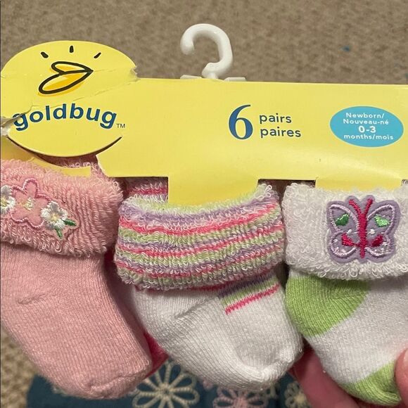 Charming Pink and Blue Floral Kids Dress - Picture 3 of 6